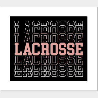 Lacrosse Girl For Women Posters and Art